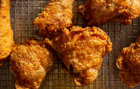 Half Chicken In Batter